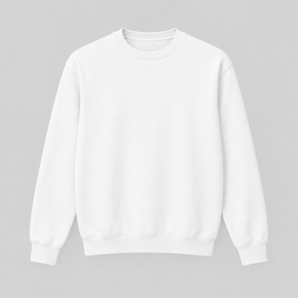 White Crewneck Sweatshirt